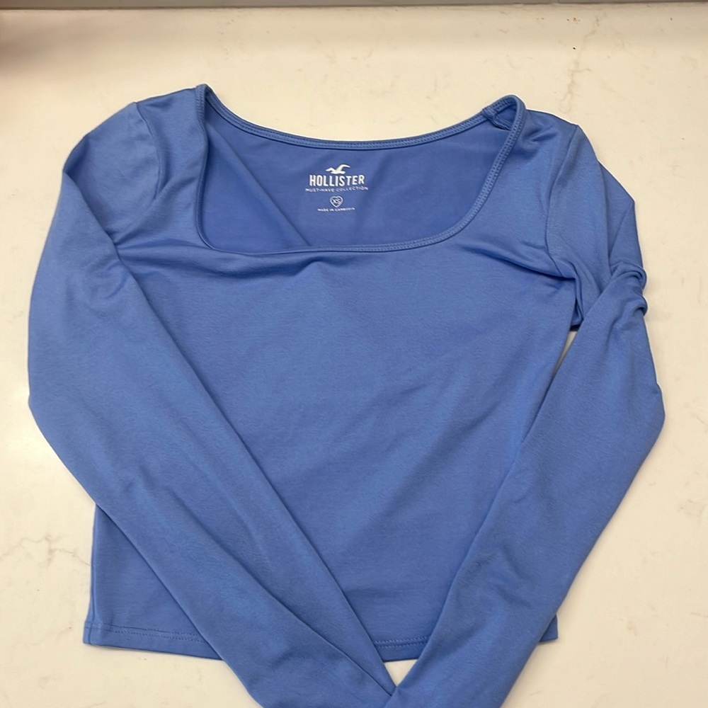 Hollister Long Sleeve Square Neck Tee